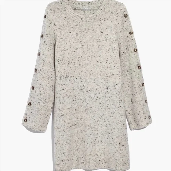 Madewell Donegal Longsleeve Sweater Dress - Picture 5 of 8